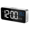 Miniatyrbillede 2 af 5: Stort digitalt vækkeur til synshandicappede - Stort elektrisk ur til soveværelse, Jumbo nummerdisplay, Fuldt dæmpbar lysstyrke, USB-porte, S