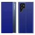Pikkukuva 1 / 5: Samsung Galaxy S24 Ultra -kotelo PC+PU-nahkainen katseluikkunallinen läppäteline puhelinkotelo Multicolor Style C