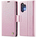 Pikkukuva 1 / 5: Samsung Galaxy A32 5G -kotelo AUTSPACE A11 RFID-suojattu retro nahkainen matkapuhelinlompakkokotelo Multicolor Pink