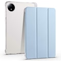 Miniatyrbild 1 av 5: Fodral för Xiaomi Redmi Pad SE 4G 8,7 tum med pennhållare, tri-vikbart stativ, PU-läder + TPU-surfplattsskydd Multicolor Baby Blue