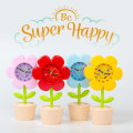 Miniatyrbillede 2 af 4: Vækkeur til soveværelset, blomstervækkeur, skrivebordsur til studerende og boligindretning Red2