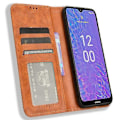 Miniatyrbillede 2 af 5: Til Nokia C210 Etui Wallet Retro PU Læder Beskyttende Telefon Cover Multicolor Style C