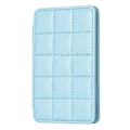 Pikkukuva 1 / 5: BFK01 3D-ruudukkokuvioinen puhelimen takakorttiteline, itseliimautuva PU-nahkainen korttitasku - Vihreä Multicolor Blue