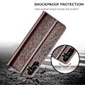 Miniatyrbillede 5 af 5: LC.IMEEKE Pung Etui til Samsung Galaxy S23 FE PU Læder Kalvetekstur Stand Flip Cover Multicolor Style B