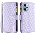 Miniatyrbillede 1 af 5: til Xiaomi Poco F5 5G/Redmi Note 12 Turbo Lynlåslomme Stativ Cover PU Læder Wallet Telefon Cover Multicolor Style E