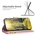 Miniatyrbillede 3 af 5: til Xiaomi Poco F5 5G/Redmi Note 12 Turbo Lynlåslomme Stativ Cover PU Læder Wallet Telefon Cover Multicolor Style D