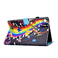 Pikkukuva 4 / 5: Samsung Galaxy Tab A9+ PU-nahkakotelo, kuvioitu, älykäs tablettisuojus kynätelineellä Multicolor Style C