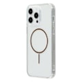 Miniatyrbillede 4 af 5: Magnetisk etui til iPhone 15 Pro Max Akryl TPU Klar Telefon Bagside Cover Multicolor Coffee