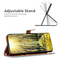 Pikkukuva 2 / 5: Samsung Galaxy A15 4G -puhelimen kotelo, farkkukangasta ja PU-nahkaa yhdistettynä Multicolor Style F