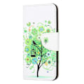 Miniatyrbillede 4 af 5: Til iPhone 15 Pro Max Mobiltelefon Etui Mønsterprint Læder Wallet Stand Telefon Cover Multicolor Style A
