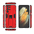 Pikkukuva 2 / 5: Iskunkestävä PC+TPU-yhdistelmäsuojakuori jalustalla Samsung Galaxy S21 Ultra 5G:lle Multicolor Style C