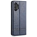 Pikkukuva 3 / 5: AZNS Stand Wallet Automaattisesti imeytyvä magneettinen nahkakotelo Samsung Galaxy A32 4G:lle Multicolor Style E