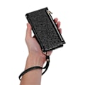 Miniatyrbillede 5 af 5: Til iPhone 15 Plus Cover Lynlåslomme Litchi Tekstur PU Læder Telefon Cover med Rem Multicolor Style E
