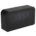 Miniatyrbillede 1 af 5: Time Light Elektronisk Vækkeur Boglampe Lille Ur Sort