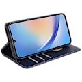 Miniatyrbild 3 av 5: För Samsung Galaxy A15 5G Fodral Kalvtextur Ställ Plånbok PU Läder Telefonskal Multicolor Style E