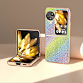 Pikkukuva 2 / 5: Oppo Find N3 Flip 5G -kotelo, strassikuvioitu galvanointi puhelinkuori Multicolor Style A