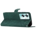Miniatyrbilde 3 av 5: For Oppo A79 5g / A2 5g Magnetisk Telefonveske Hud-berørings Stativ Lommebok Deksel Med Håndleddsstropp Green