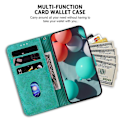 Miniatyrbillede 3 af 5: Stand Case til Infinix Note 40 5G med 7-formet mønster, præget læder telefoncover Multicolor Style A