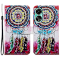 Pikkukuva 1 / 5: Oppo A38 4G -kotelo, kuvioitu PU-nahkainen jalustallinen lompakkokotelo Multicolor Style H