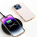 Pikkukuva 4 / 4: iPhone 16 Pro -kotelo, galvanointi, kimallepintainen PU+TPU-suojakotelo Multicolor Style E