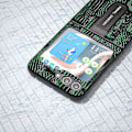 Pikkukuva 4 / 4: Samsung Galaxy Z Flip5 5G Mahjong -kuvioinen jalustakotelo aitoa lehmännahkaa + PC-puhelinkotelo Multicolor Style C