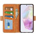 Miniatyrbild 2 av 5: Stativfodral i kalvtexturläder för Samsung Galaxy A36 5G Multicolor Style C