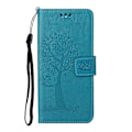 Miniatyrbillede 2 af 5: Ugle Mønster Tryk Design Læder Wallet Telefon Cover til Samsung Galaxy A32 4G (EU Version) Multicolor Style E