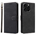 Miniatyrbillede 1 af 5: Pung etui til iPhone 16 Pro Max med RFID-blokering, PU læder cover med stativ Multicolor Style E