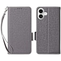 Pikkukuva 1 / 5: iPhone 16 Plus -kotelo litsirakenteella PU-nahkainen lompakkokansi Multicolor Style C