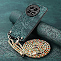 Miniatyrbild 4 av 4: Retro Läder Skal för OnePlus 13 med Justerbar Rem Multicolor Style D