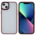 Pikkukuva 1 / 5: IPhone 15 Plus pudotuskestävä TPU+akryyli puhelinkotelo, pehmeäpintainen takakuori Plum Color