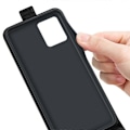 Pikkukuva 2 / 5: Puhelinkotelo Motorola Moto G73 5G pystysuoraan avautuva nahkainen puhelinkotelo korttipidikkeellä Multicolor Style C
