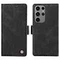 Miniatyrbillede 1 af 5: YIKATU YK-005 Telefonpung Etui til Samsung Galaxy S23 Ultra med Hudvenligt Læder og Støttefunktion Multicolor Style E