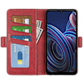 Pikkukuva 2 / 5: ZTE Blade A72 5G -puhelimen kuvioitu PU-nahkakotelo, jossa on kaksoismagneettiteline, lompakko ja iskunkestävä puhelinkotelo Multicolor Style B