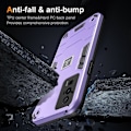 Miniatyrbild 3 av 5: För Xiaomi Poco F5 Pro 5G/Redmi K60 5G/K60 Pro 5G Skal 2-i-1 Hybrid Skyddande PC+TPU Telefonfodral Multicolor Style C