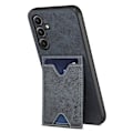 Pikkukuva 2 / 5: DENIOR Samsung Galaxy A34 5G PU-nahkapäällysteinen TPU-kotelo, jossa on jalusta ja korttipidike, takakuori Multicolor Style C