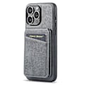 Pikkukuva 2 / 5: FIERRE SHANN 025 Tyyli iPhone 16 Pro -kotelolle Nahka+TPU Irrotettavat korttipaikat Puhelinkuori Multicolor Style D