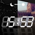 Miniatyrbild 2 av 5: Led digital väckarklocka Väggklocka Kontor Sovrum Vardagsrum A