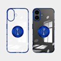 Pikkukuva 5 / 5: iPhone 16 Plus -kotelo, galvanointi, jalusta, TPU-puhelinkuori, magneettinen autoteline Multicolor Style B