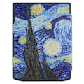 Miniatyrbillede 5 af 5: Til PocketBook InkPad Color 2/3 PB743 E-Reader Etui Mønstertryk PU Læder Flip Cover Multicolor Starry Sky