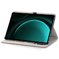 Miniatyrbillede 3 af 5: Til Samsung Galaxy Tab S9 FE Wallet Case Krydset Tekstur PU Læder Tablet Cover Multicolor Style D
