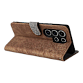 Miniatyrbillede 4 af 5: Til itel S25 Ultra Wallet Case RFID-blokering PU Læder Cover Stand View - Grøn Multicolor Brown