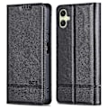 Pikkukuva 1 / 5: AZNS Samsung Galaxy A06 -kotelo, lehmännahkajäljitelmä PU-nahkainen lompakkokotelo - Vihreä Multicolor Black
