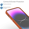 Miniatyrbillede 3 af 5: Til iPhone 12 Pro Max Case PC+PU Læder Anti-Drop Telefon Cover Kompatibel med MagSafe Multicolor Style A