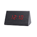 Miniatyrbillede 1 af 5: Digitalt Træ USB LED Natlys Vækkeur Termometer Display Ur Kurogi Red