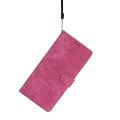 Miniatyrbild 4 av 5: För Iphone 15 Plus Stativ Skin-touch Cover Pu Läderplånbok Slimfit Phone case Rose