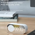 Miniatyrbild 5 av 5: Led väckarklocka för Bluetooth högtalare, FM-radio, familj (vit)