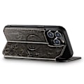 Miniatyrbild 3 av 5: SUTENI J05 Mobilskal för iPhone 13 Pro Max Kompatibelt med MagSafe PU Läder Ställ Plånboksfodral Multicolor Style A