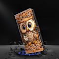 Miniatyrbild 4 av 5: TPU+PU Läder Flip Fodral För Xiaomi Redmi 14C 4G/14R 5G/Poco C75 4G Mönstertryckt Multicolor Style I