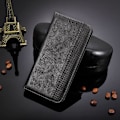 Miniatyrbild 5 av 5: För Nokia G11 Plus 4g Autostängande Magnetisk Retro Pu Läder Case Stativ Funktion Cover Black